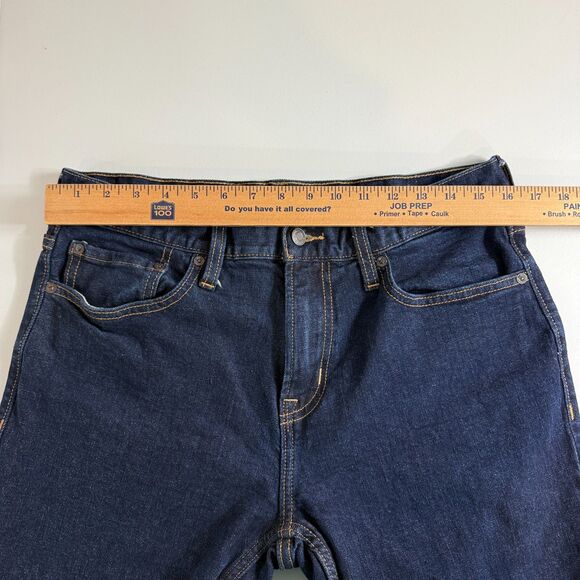 Old Navy Men's Stretch Slim Built In Flex Jeans Dark Rinse Wash Size 33 x 26 - Picture 6 of 12